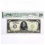 1934 $1000 Fed Reserve Note PMG VF 20