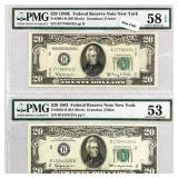 1786 RI Colonial 9 Pence Note PMG Ch UNC 64