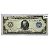 1914 LG $10 Fed Reserve Note
