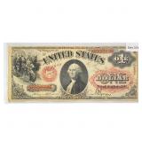 1875 LG $1 Legal Tender Note w/ Rays VF25