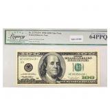 1996 Star $100 Fed Reserve Note LCG V Ch New64