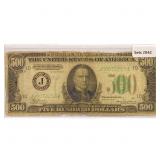 1934 A $500 Fed Reserve Note
