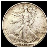 1918 Walking Liberty Half Dollar NEARLY 1918 Walking Liberty Half Dollar NEARLY