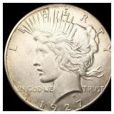 1927 Silver Peace Dollar CLOSELY UNCIRCULATED 1927 Silver Peace Dollar CLOSELY UNCIRCULATED