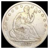 1867 Seated Liberty Half Dollar CLOSELY 1867 Seated Liberty Half Dollar CLOSELY