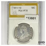 1811/10 Capped Bust Half Dollar PGA VF35 1811/10 Capped Bust Half Dollar PGA VF35