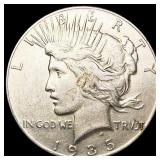 1935 Silver Peace Dollar CLOSELY UNCIRCULATED 1935 Silver Peace Dollar CLOSELY UNCIRCULATED