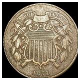 1871 Two Cent Piece LIGHTLY CIRCULATED 1871 Two Cent Piece LIGHTLY CIRCULATED
