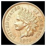 1870 Indian Head Cent CLOSELY UNCIRCULATED 1870 Indian Head Cent CLOSELY UNCIRCULATED