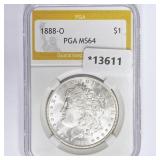 1888-O Morgan Silver Dollar PGA MS64 1888-O Morgan Silver Dollar PGA MS64