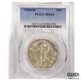 1944-D Walking Liberty Half Dollar PCGS MS64 1944-D Walking Liberty Half Dollar PCGS MS64