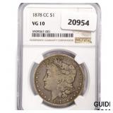 1878-CC Morgan Silver Dollar NGC VG10 1878-CC Morgan Silver Dollar NGC VG10