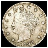 1908 Liberty Victory Nickel NICELY CIRCULATED 1908 Liberty Victory Nickel NICELY CIRCULATED