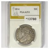 1814 Capped Bust Half Dollar PGA AU53 1814 Capped Bust Half Dollar PGA AU53