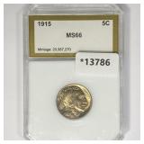 1915 Buffalo Nickel PCI MS66 1915 Buffalo Nickel PCI MS66