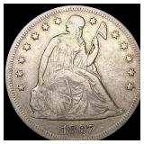 1867 Seated Liberty Dollar LIGHTLY CIRCULATED 1867 Seated Liberty Dollar LIGHTLY CIRCULATED