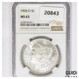 1904-O Morgan Silver Dollar NGC MS63 1904-O Morgan Silver Dollar NGC MS63