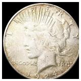 1924-S Silver Peace Dollar LIGHTLY CIRCULATED 1924-S Silver Peace Dollar LIGHTLY CIRCULATED