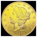 1904 $20 Gold Double Eagle UNCIRCULATED 1904 $20 Gold Double Eagle UNCIRCULATED