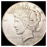 1928 Silver Peace Dollar NEARLY UNCIRCULATED 1928 Silver Peace Dollar NEARLY UNCIRCULATED