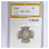 1883 Liberty Victory Nickel PGA PR67 1883 Liberty Victory Nickel PGA PR67