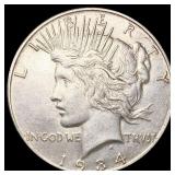 1934-S Silver Peace Dollar UNCIRCULATED 1934-S Silver Peace Dollar UNCIRCULATED