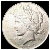 1927-D Silver Peace Dollar CLOSELY UNCIRCULATED 1927-D Silver Peace Dollar CLOSELY UNCIRCULATED