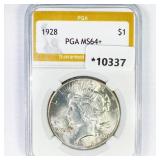 1928 Silver Peace Dollar PGA MS64+ 1928 Silver Peace Dollar PGA MS64+