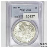 1885-O Morgan Silver Dollar PCGS MS64 1885-O Morgan Silver Dollar PCGS MS64