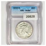 1942-D Walking Liberty Half Dollar ICG AU53 1942-D Walking Liberty Half Dollar ICG AU53