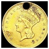 1800's Gold Dollar Love Token UNCIRCULATED 1800's Gold Dollar Love Token UNCIRCULATED