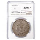 1891-O Morgan Silver Dollar NGC XF45 1891-O Morgan Silver Dollar NGC XF45
