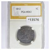 1812 Classic Head Large Cent PGA MS63 1812 Classic Head Large Cent PGA MS63