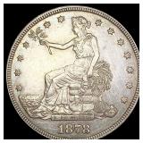 1878-S Silver Trade Dollar CLOSELY UNCIRCULATED 1878-S Silver Trade Dollar CLOSELY UNCIRCULATED