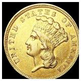 1854 $3 Gold Piece LIGHTLY CIRCULATED 1854 $3 Gold Piece LIGHTLY CIRCULATED