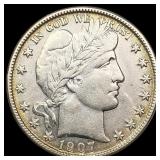 1907-O Barber Half Dollar CLOSELY UNCIRCULATED 1907-O Barber Half Dollar CLOSELY UNCIRCULATED