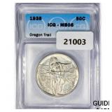 1938 Oregon Trail Half Dollar ICG MS66 1938 Oregon Trail Half Dollar ICG MS66