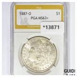 1887-O Morgan Silver Dollar PGA MS63+ 1887-O Morgan Silver Dollar PGA MS63+