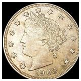1903 Liberty Victory Nickel CLOSELY UNCIRCULATED 1903 Liberty Victory Nickel CLOSELY UNCIRCULATED