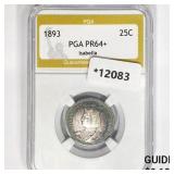1893 Isabella Silver Quarter PGA PR64+ 1893 Isabella Silver Quarter PGA PR64+