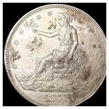 1874-CC Silver Trade Dollar CLOSELY UNCIRCULATED 1874-CC Silver Trade Dollar CLOSELY UNCIRCULATED