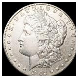 1902-S Morgan Silver Dollar CLOSELY UNCIRCULATED 1902-S Morgan Silver Dollar CLOSELY UNCIRCULATED