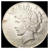 1927-S Silver Peace Dollar CLOSELY UNCIRCULATED 1927-S Silver Peace Dollar CLOSELY UNCIRCULATED