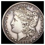 1892-CC Morgan Silver Dollar UNCIRCULATED 1892-CC Morgan Silver Dollar UNCIRCULATED