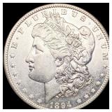 1894-O Morgan Silver Dollar CLOSELY UNCIRCULATED 1894-O Morgan Silver Dollar CLOSELY UNCIRCULATED