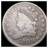 1809 Classic Head Half Cent NICELY CIRCULATED 1809 Classic Head Half Cent NICELY CIRCULATED