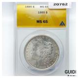 1885 Morgan Silver Dollar ANACS MS65 1885 Morgan Silver Dollar ANACS MS65