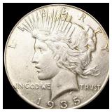 1935 Silver Peace Dollar CLOSELY UNCIRCULATED 1935 Silver Peace Dollar CLOSELY UNCIRCULATED