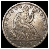 1847-O Seated Liberty Half Dollar CLOSELY 1847-O Seated Liberty Half Dollar CLOSELY