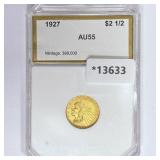 1927 $2.50 Gold Quarter Eagle PCI AU55 1927 $2.50 Gold Quarter Eagle PCI AU55